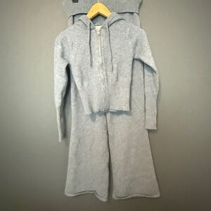 Sincerely Jules Cozy Blue Knit Loungewear Set